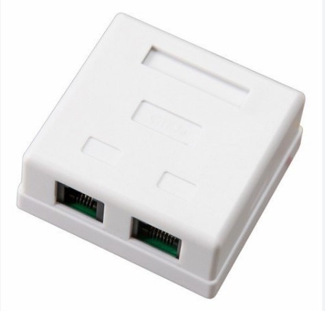 Розетка RJ-45 кат.5e внешняя 2 порта