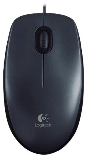 Мышь Logitech M100 черный оптическая проводная (1000dpi)  (910-006652)