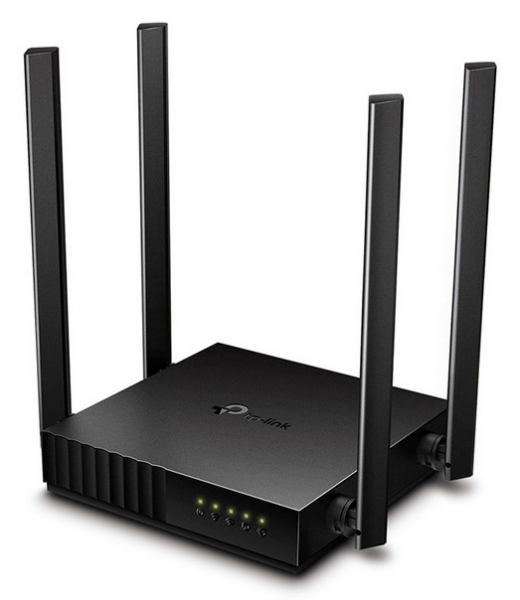 Wi-Fi роутер TP-Link Archer C54 AC1200 10/100BASE-TX черный