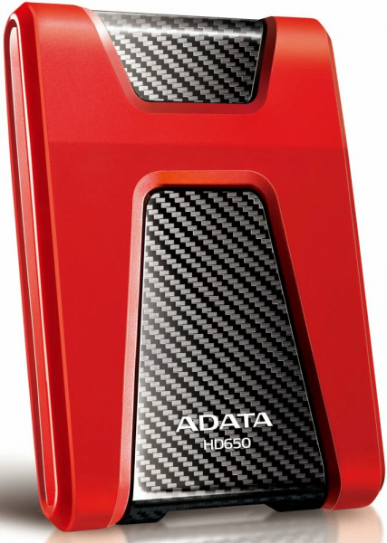 Внешний HDD 1Tb ADATA USB3.0 AHD650-1TU31-CRD HD650 DashDrive Durable 2.5" красный